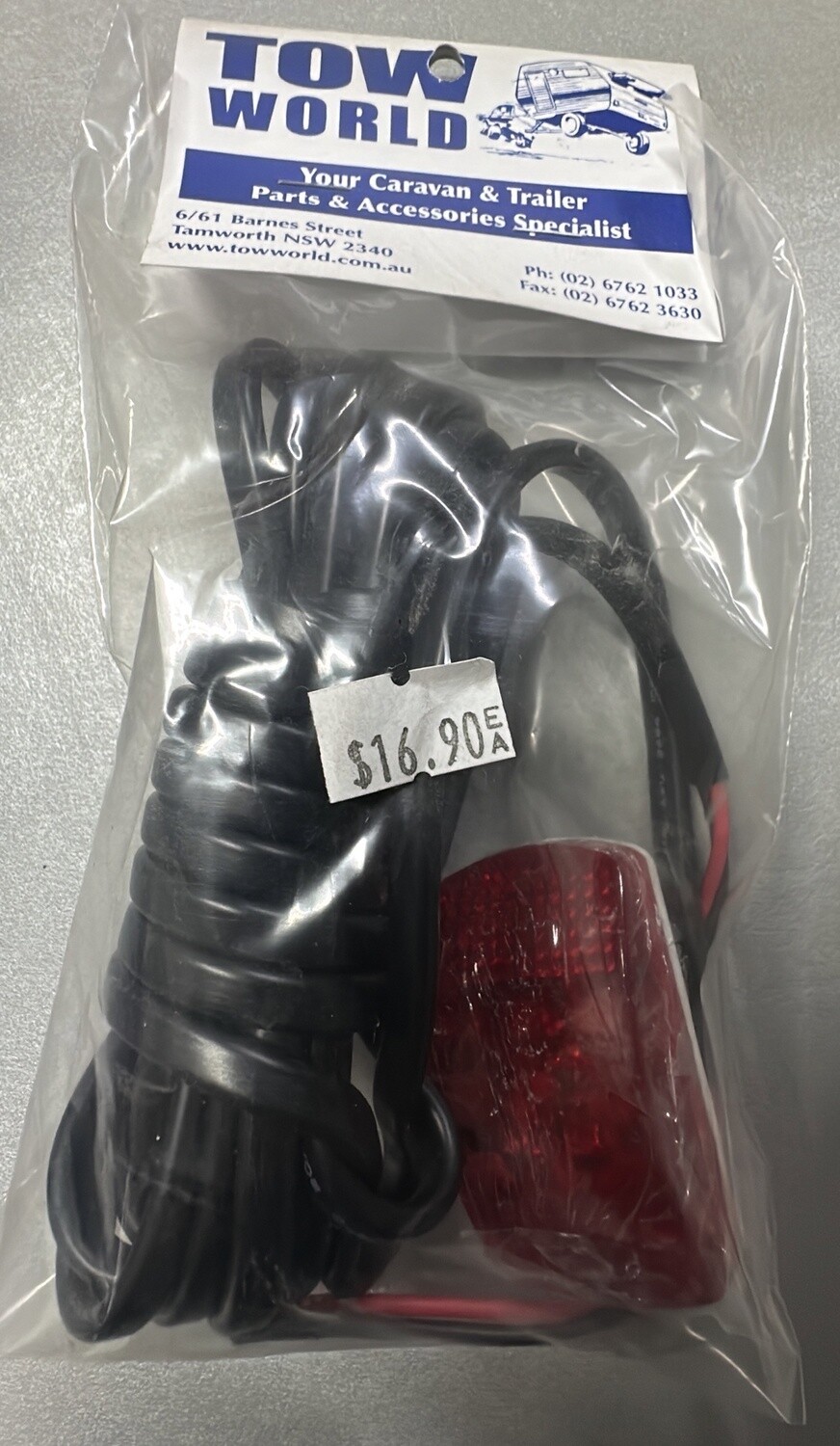 Red Clearance Light LED w/ Cable