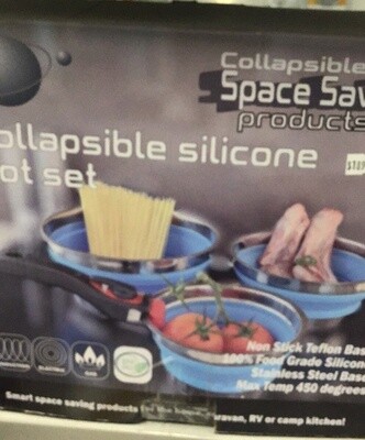 Collapsible Silicone Pot Set