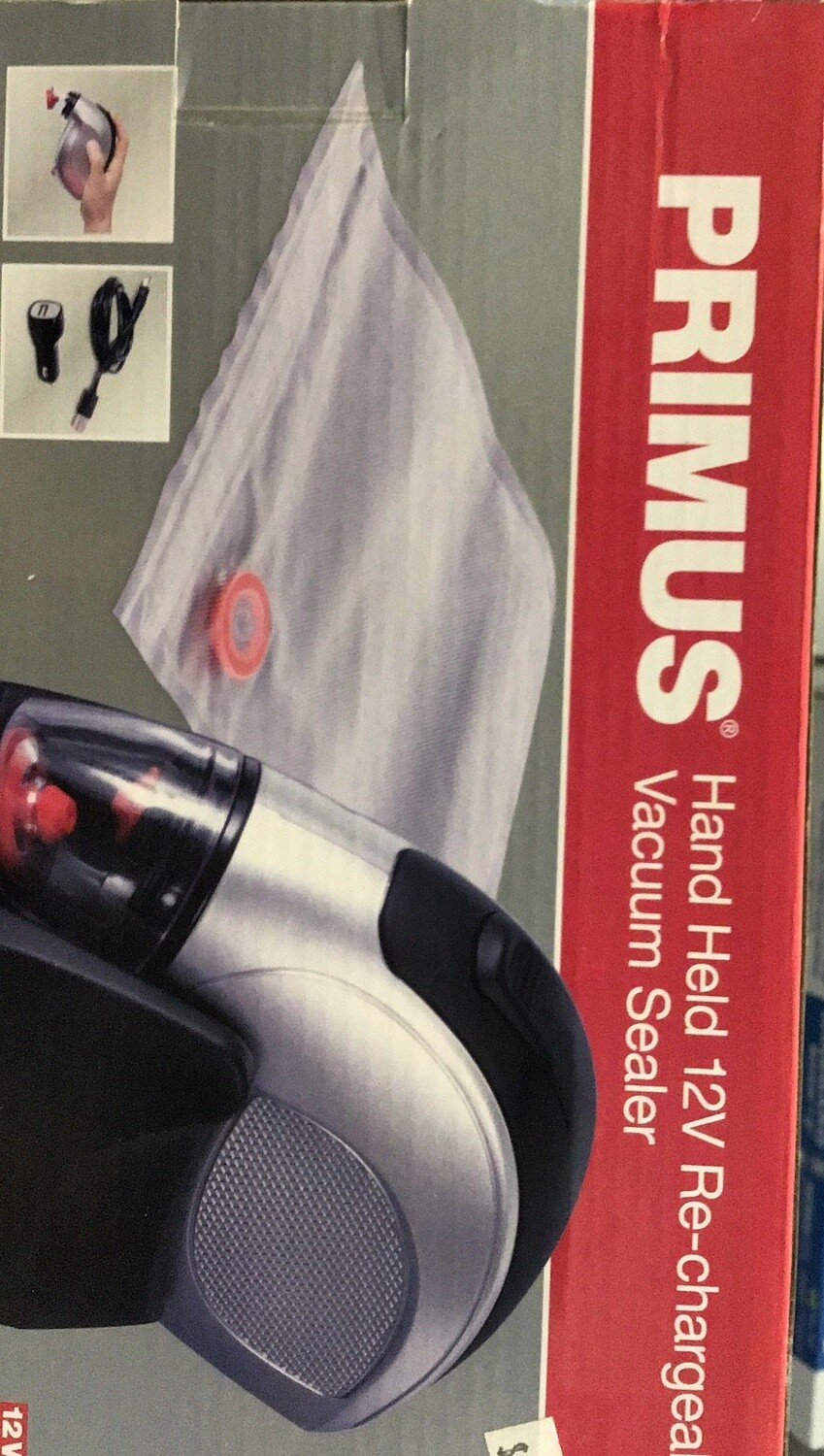 Primus hand held 12V Re-chargeable vacuum sealer