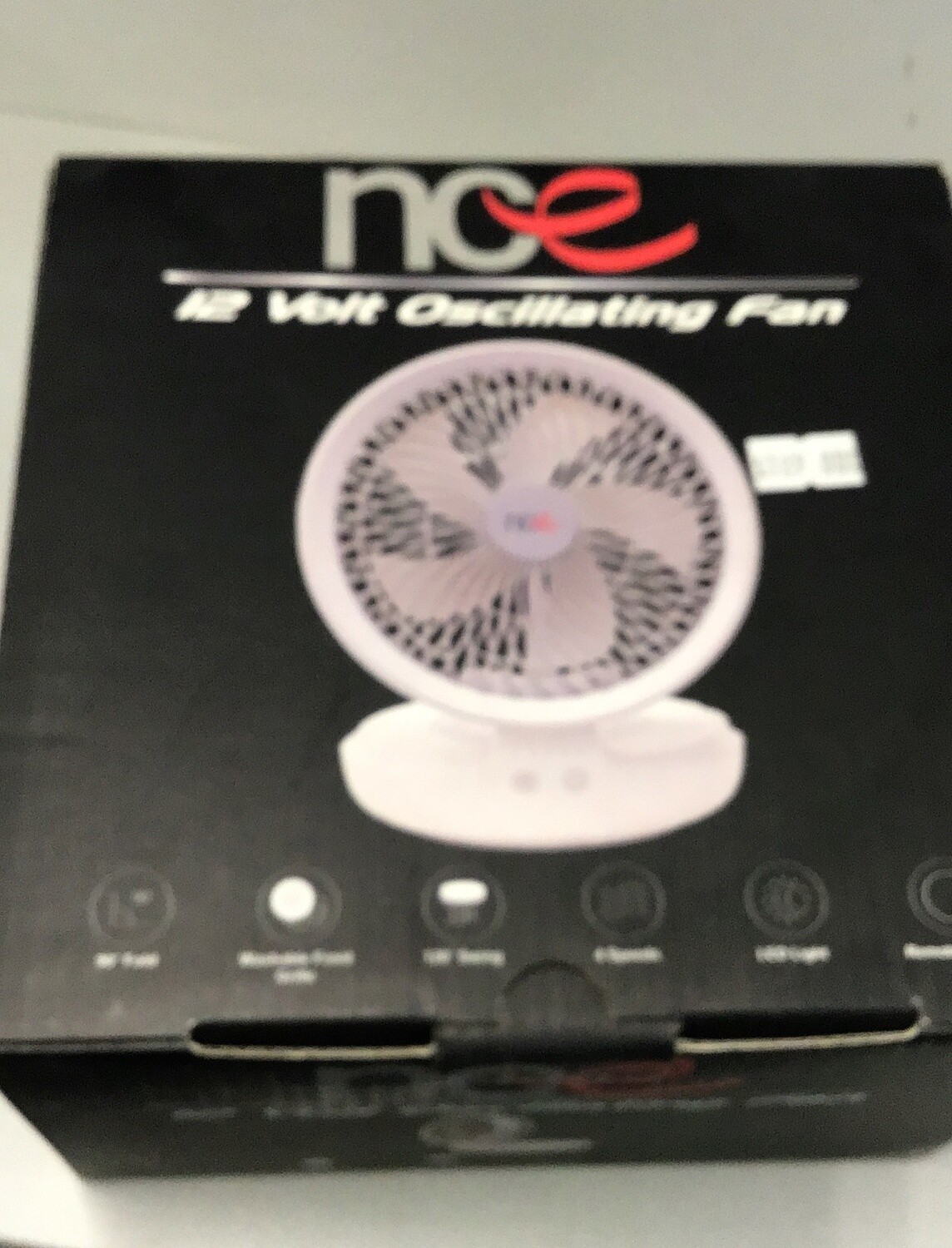 NOE 12 volt oscillating fan