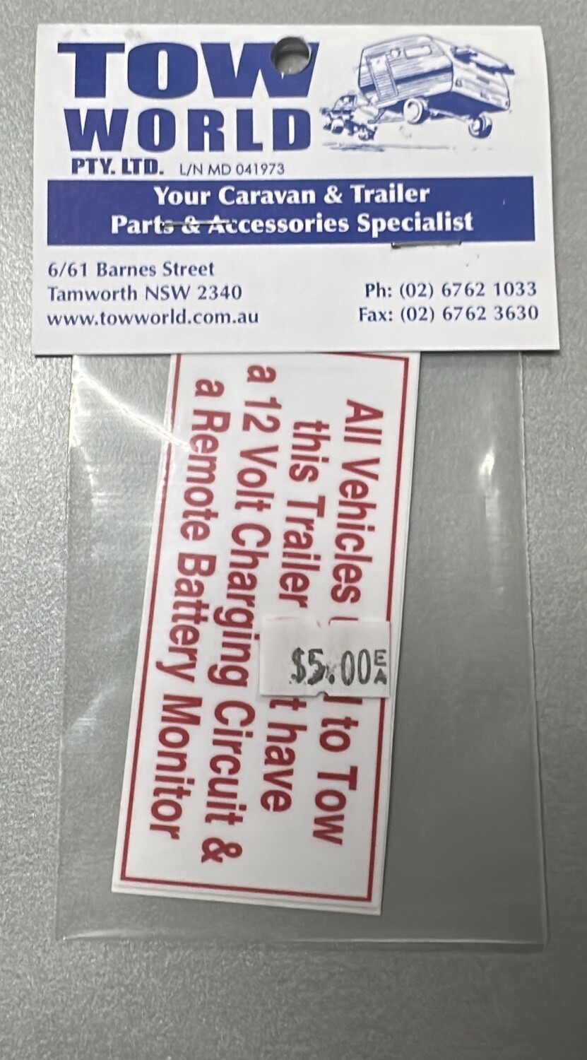 Warning Label