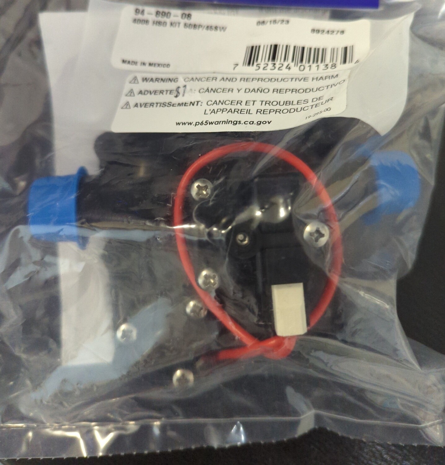 Shurflo 4009 Replacement Upper Assembly