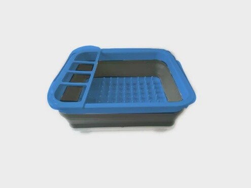 Collapsible Sink Drainer Blue