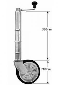 Manutec 8" Jockey Wheel