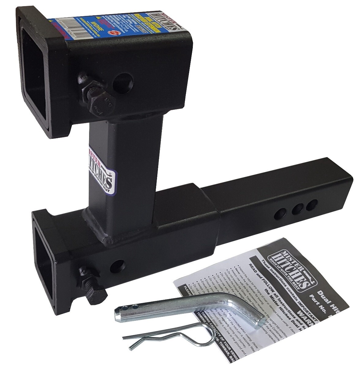 Dual Hitch Receiver Extension