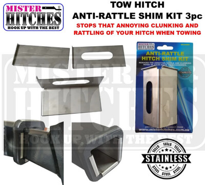 Anti-Rattle Hitch Shim Kit
