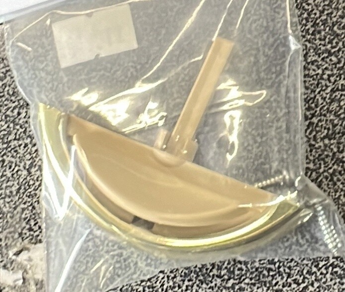 Cupboard Catch Beige &amp; Gold
