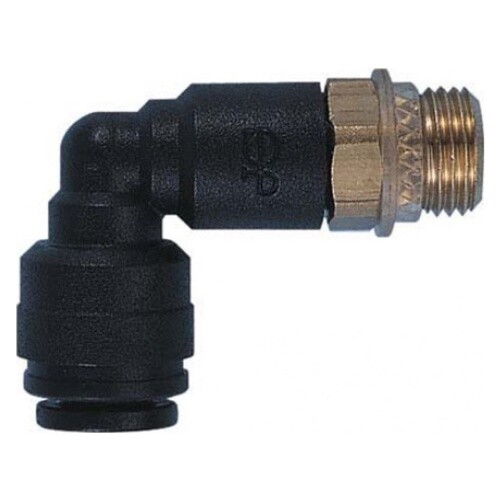 JG 12mm x 1/2" BSP Male Brass Swivel Elbow