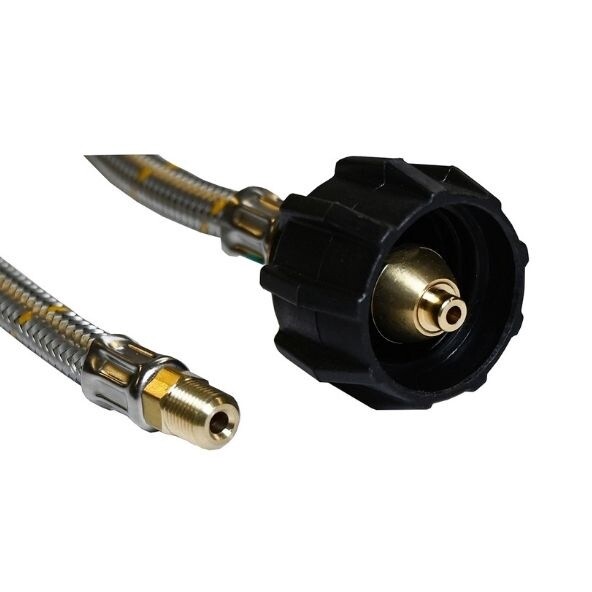 SS Gas Pigtail 7/16-24 Type 27