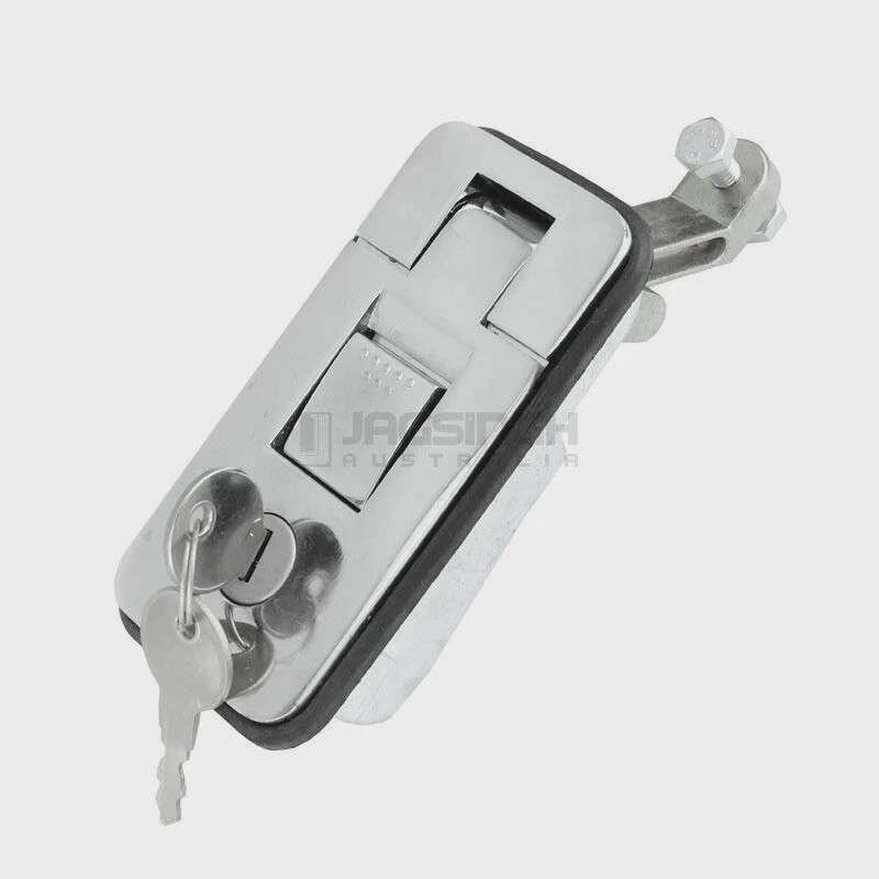 Flush Lock Chrome Large