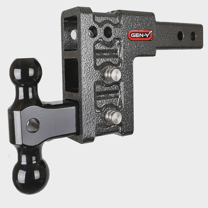 Mega Duty Series - 2" Offset shank - 5 " Drop, Weight: 7,000 KG Hitch and Versa-Ball