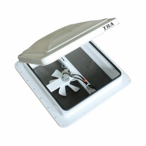 TRA 12v Roof Hatch White Lid 14x14" (355x355mm)