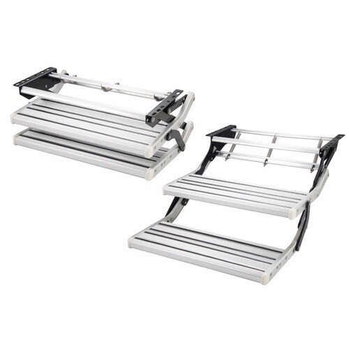 Double Manual Bolt On Caravan RV Step