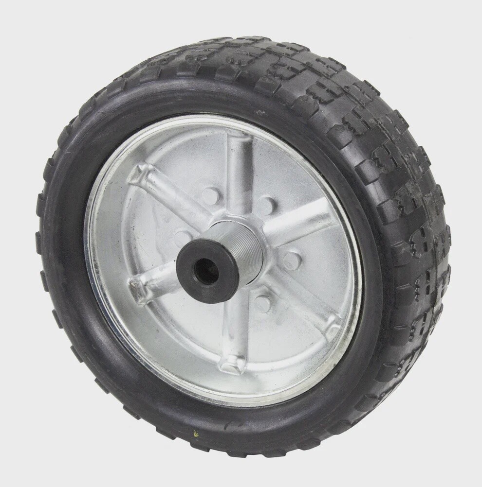 10″ Spare Solid Rubber w/ Steel Insert Wheel