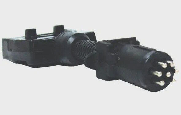 B4P/PU8 7 Pin Flat to 7 Pin Small Round Adapter