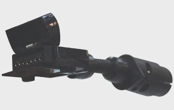 PP10/B5P 7 Pin Large Round to 7 Pin Flat Adapter