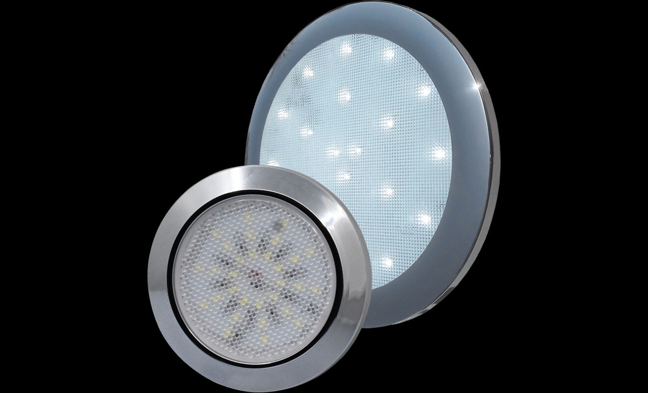 IL Series Chrome Round LED Interior Light
