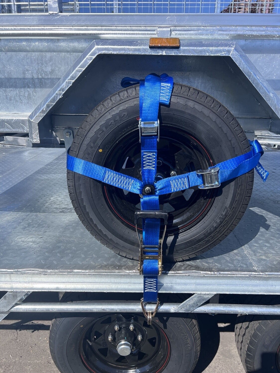 Ratchet Tiedown Car Wheel Harness