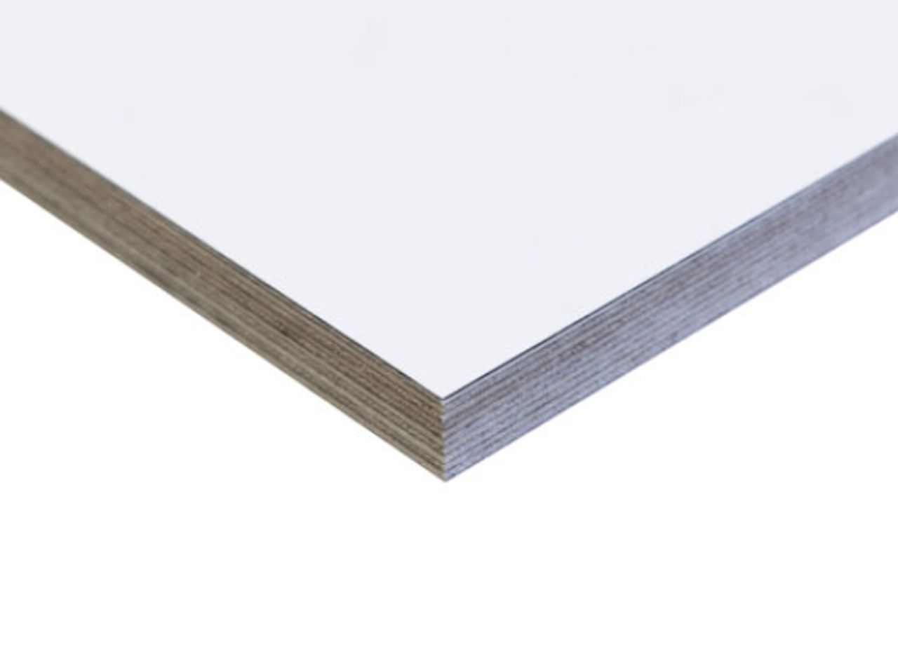 White Gloss Plywood 2400 x 1200 x 3.6mm
