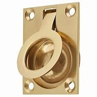 Polished Brass Flush Pull Ring