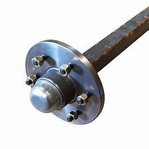 50mm Square Assembled LC 5 Stud Hub Parallel Lazy Axle