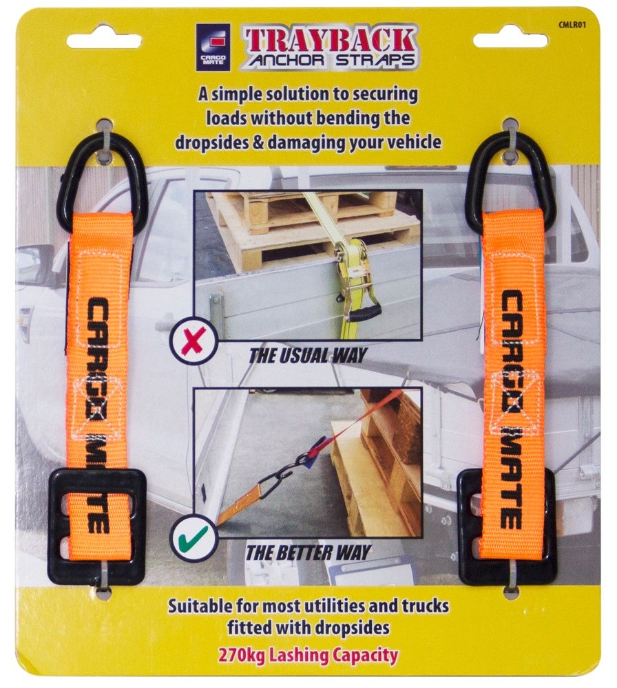 Trayback Anchor Straps Small