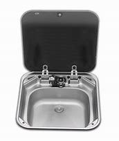 Dometic/Smev Stainless Sink with Glass Lid - 420x440mm (No Tap)