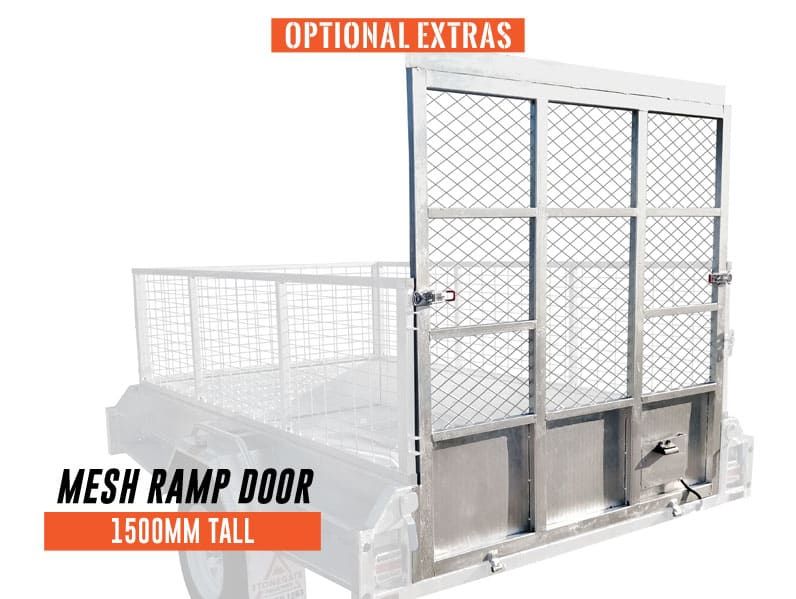 Rear Mesh Ramp Door 1.5m