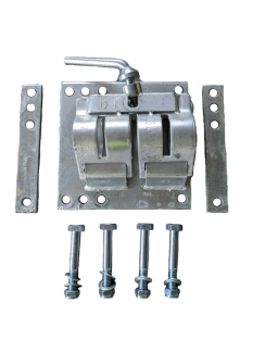 Jockey Wheel Bolt-On Double Clamp