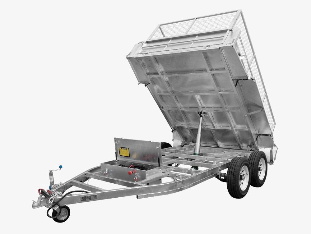 Galvanised Hydraulic Tipper Trailer 3500kg ATM