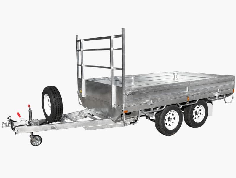 10 x 6’3” Galvanised Flat Top 2800kg ATM