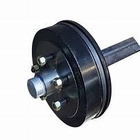45mm Square Assembled 9" Mechanical HT 5 Stud Drum SLM Braked Axle