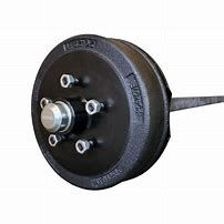 45mm Square Assembled Electric LC 6 Stud Drum 1500kg Braked Axle