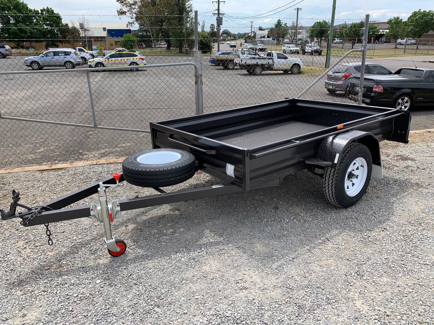 Hunter Painted HD Single Axle Trailer 750kg ATM