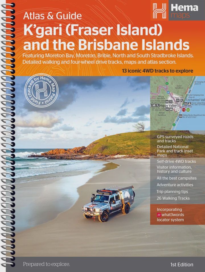 K'gari (Fraser Island) Atlas &amp; Guide
