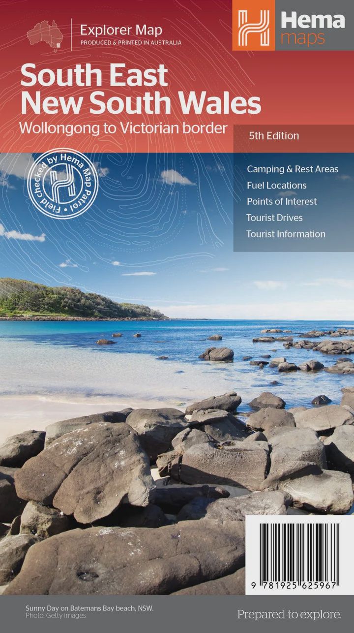 South East New South Wales Map