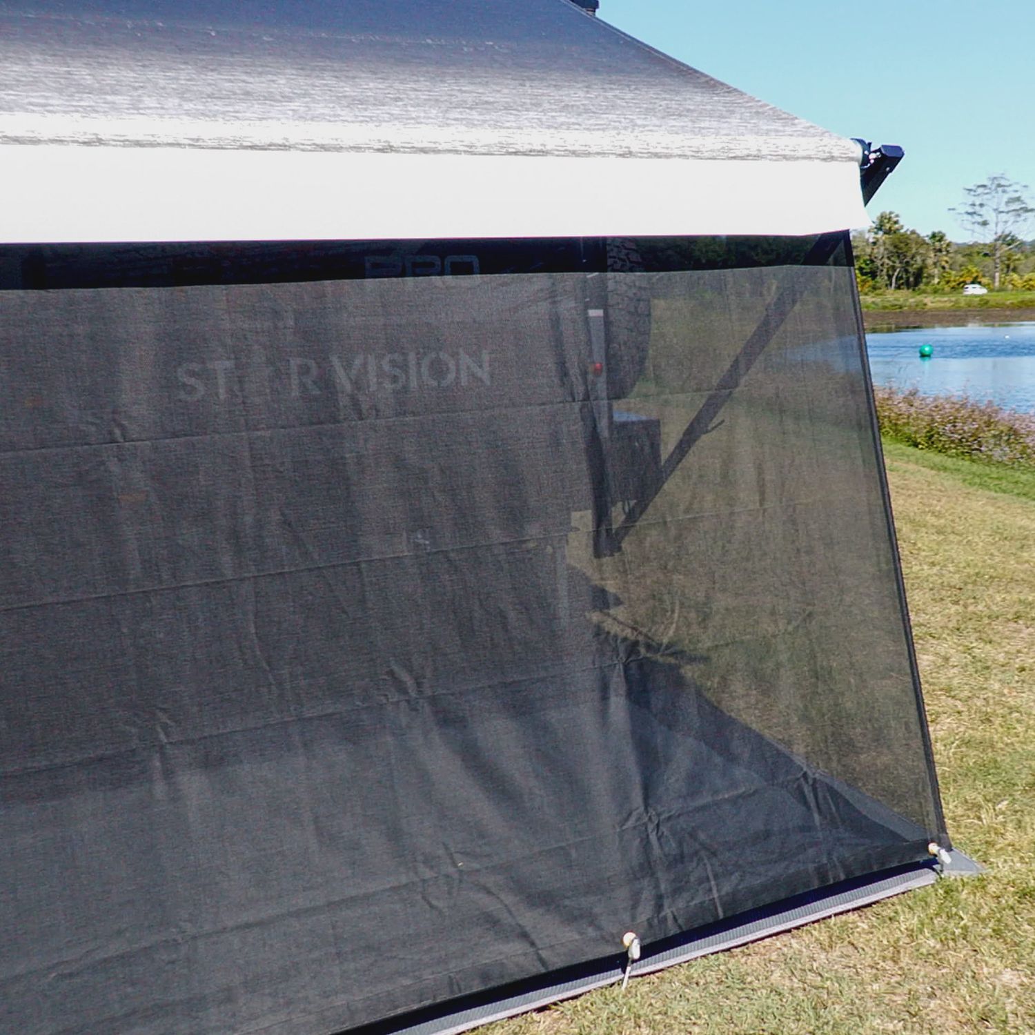 Sunblocker Long Side Wall (Black)