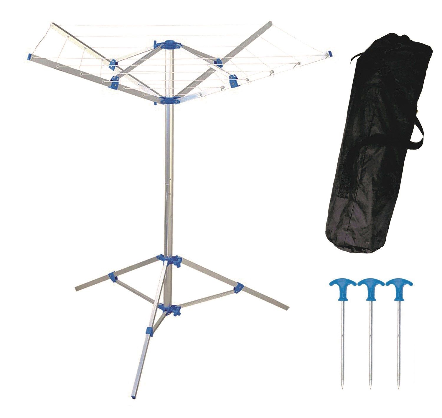 Portable Folding Rotary Clothesline