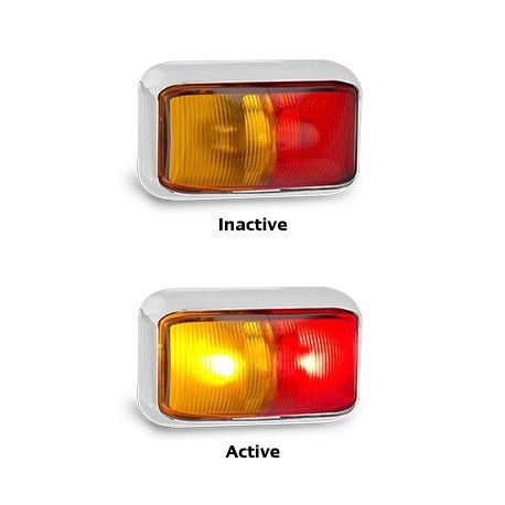 Red &amp; Amber Side Marker