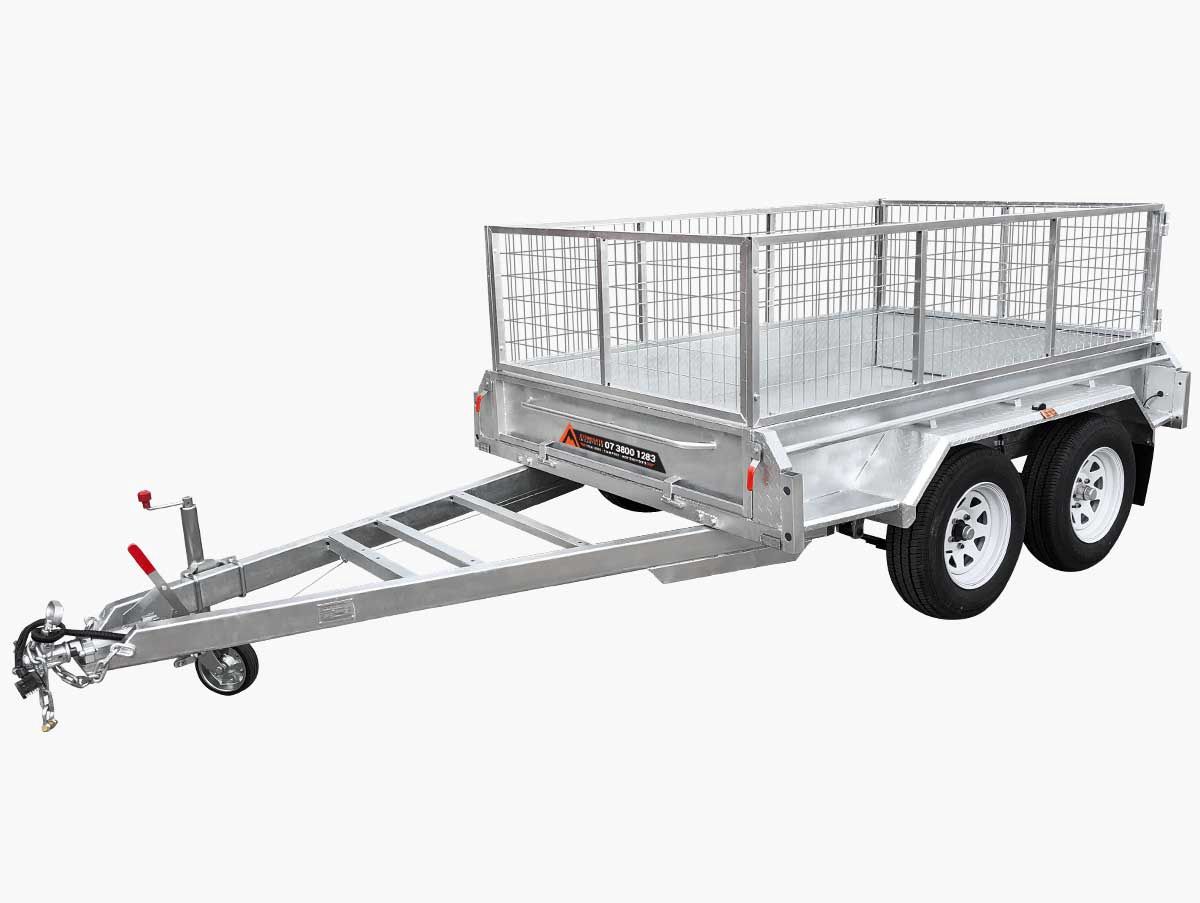 Galvanised Tandem Axle Box Trailer 3500kg ATM