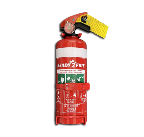 Fire Extinguisher 1.0KG Dry Powder &amp; Bracket