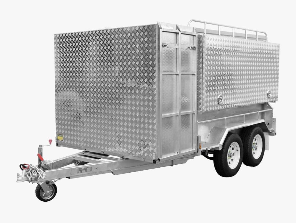 Galvanised 8 x 5 Tandem Lawn Mower Trailer