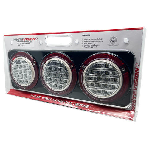 350 Series LED Combo Lamp Clear Lens