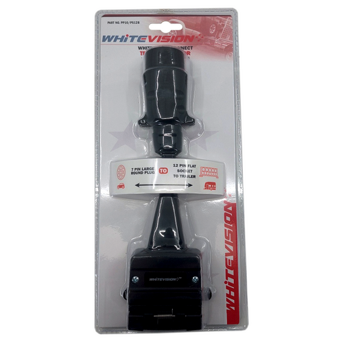 PP10/PS12B 7 Pin Large Round to 12 Pin Socket