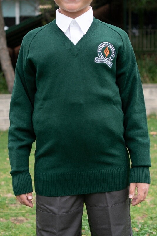 Jumper Pullover (cotton blend) - bottle green