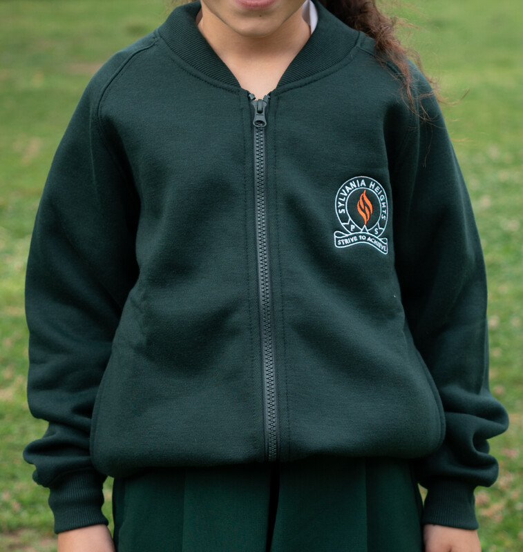 Jacket (fleecy) - bottle green