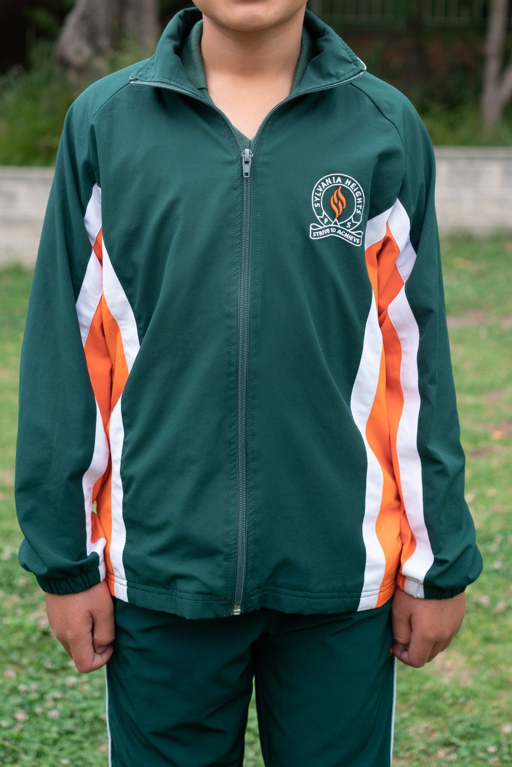 Sports Jacket (microfibre) - bottle green, Size: 4