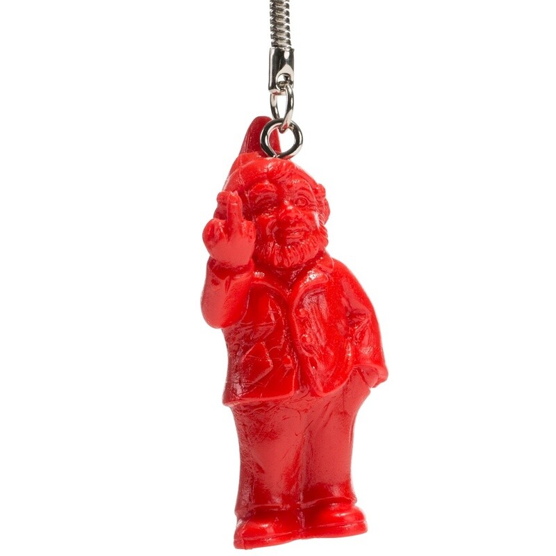 Sponti to go keyring - red
