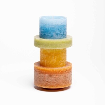 Candl Stack 04 (Brown & Blue)