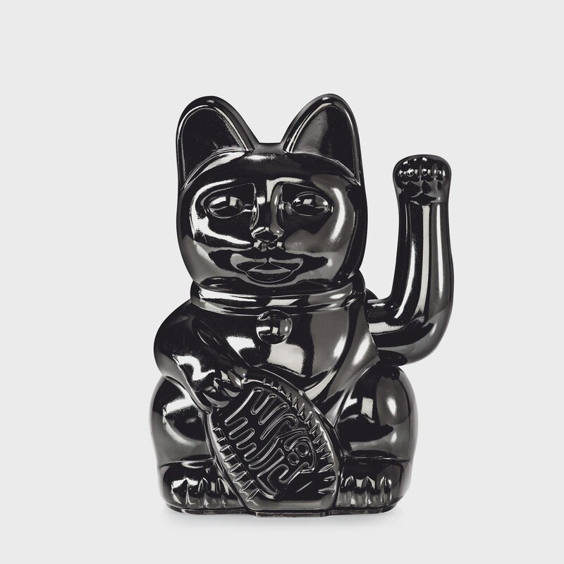 Lucky Cat Classic - zwart glans
